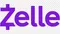 Purple Zelle logo on a transparent background